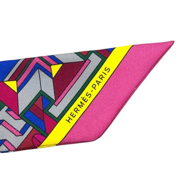 Authentic HERMES Twilly Scarf Chefs Silk jp120-111925 - Picture 11 of 16